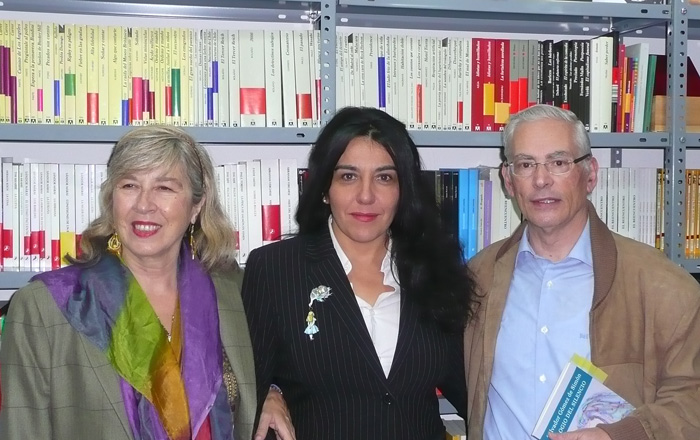 María Antonia García de León, Alicia Arés y Salvador Gómez de Simón